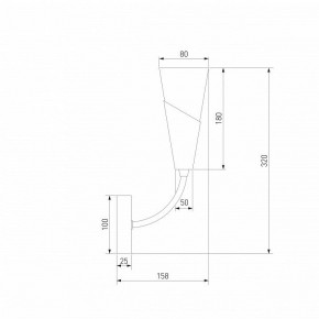 Бра Eurosvet Rhyton 60167/1 латунь в Екатеринбурге - mebel24.online | фото 5