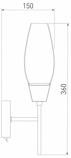 Бра Eurosvet Thalia 60140/1 сатин-никель в Екатеринбурге - mebel24.online | фото 3