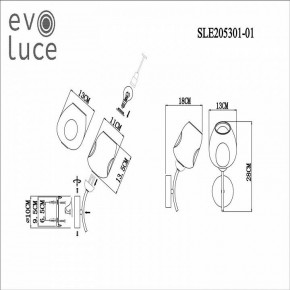 Бра EVOLUCE Besano SLE205301-01 в Екатеринбурге - mebel24.online | фото 7