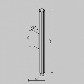 Бра Maytoni Calipso C082WL-12W2.7K-B в Екатеринбурге - mebel24.online | фото 4