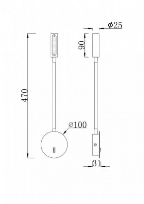 Бра Maytoni Stem C035WL-L3W3K в Екатеринбурге - mebel24.online | фото 6