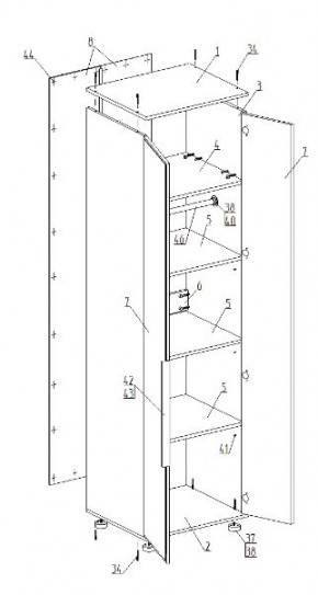 Детская "Лео" (модульная) в Екатеринбурге - mebel24.online | фото 9