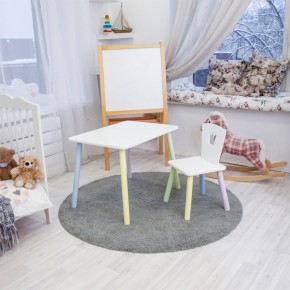 Детский комплект стол и стул «Корона» Rolti Baby (белый/цветной, массив березы/мдф) в Екатеринбурге - mebel24.online | фото 2