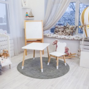 Детский комплект стол и стул «Мишка» Rolti Baby (белый/береза, массив березы/мдф) в Екатеринбурге - mebel24.online | фото 3