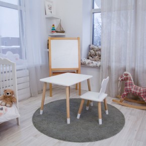 Детский комплект стол и стул «Мишка» Rolti Baby (белый/береза, массив березы/мдф) в Екатеринбурге - mebel24.online | фото 4