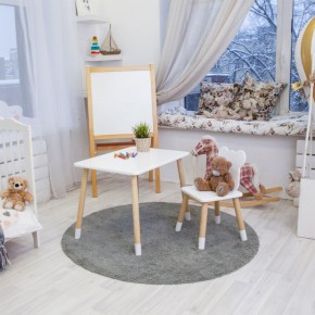Детский комплект стол и стул «Мишка» Rolti Baby (белый/береза, массив березы/мдф) в Екатеринбурге - mebel24.online | фото 6