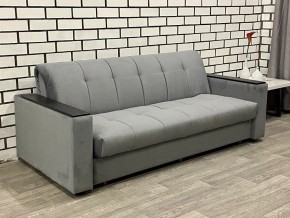 Диван Аккордеон ППУ 1480*2000 подлокотник ПРЯМОЙ накладки МДФ (ткань до 300 руб) в Екатеринбурге - mebel24.online | фото