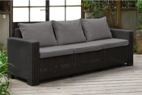 Диван Калифорния 3-х местный (California 3 Sofa), графит в Екатеринбурге - mebel24.online | фото 1