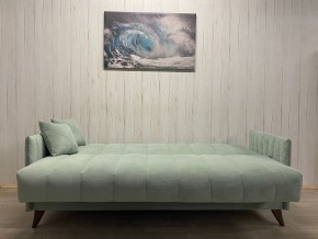 Диван Престиж-3 (НПБ) велюр Sensey mist green в Екатеринбурге - mebel24.online | фото 3