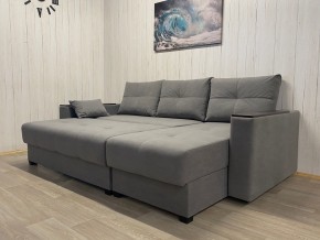 Диван угловой Комфорт-3 (НПБ+МДФ) велюр Galaxy Lite 26 в Екатеринбурге - mebel24.online | фото 3