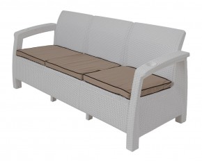 Диван Yalta Premium Sofa 3 Set (Ялта) белый (+подушки под спину) в Екатеринбурге - mebel24.online | фото 1