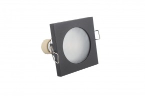 DK3015-BK Встраиваемый светильник влагозащ., IP 44, 50 Вт, GU10, черный, алюминий в Екатеринбурге - mebel24.online | фото 4