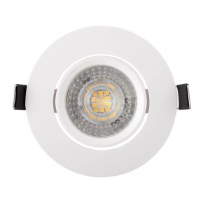 DK3020-WH Встраиваемый светильник, IP 20, 10 Вт, GU5.3, LED, белый, пластик в Екатеринбурге - mebel24.online | фото 1