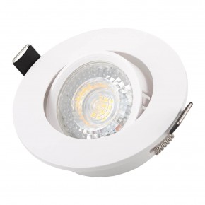DK3020-WH Встраиваемый светильник, IP 20, 10 Вт, GU5.3, LED, белый, пластик в Екатеринбурге - mebel24.online | фото 2