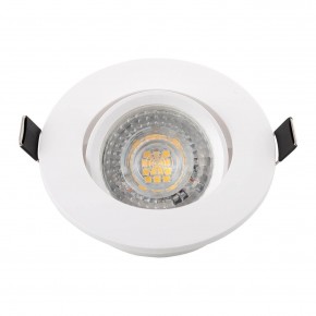 DK3020-WH Встраиваемый светильник, IP 20, 10 Вт, GU5.3, LED, белый, пластик в Екатеринбурге - mebel24.online | фото 4