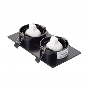 DK3022-BK Встраиваемый светильник, IP 20, 10 Вт, GU5.3, LED, черный, пластик в Екатеринбурге - mebel24.online | фото 3