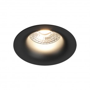 DK3024-BK Встраиваемый светильник, IP 20, 10 Вт, GU5.3, LED, черный, пластик в Екатеринбурге - mebel24.online | фото 1