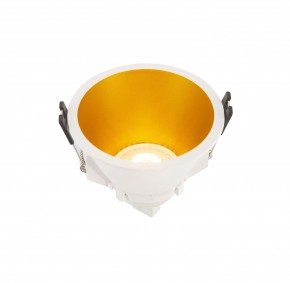 DK3026-WG Встраиваемый светильник, IP 20, 10 Вт, GU5.3, LED, белый/золотой, пластик в Екатеринбурге - mebel24.online | фото 3