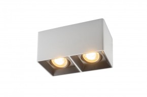 DK3035-WB Светильник накладной IP 20, 10 Вт, GU5.3, LED, белый/черный, пластик в Екатеринбурге - mebel24.online | фото 1