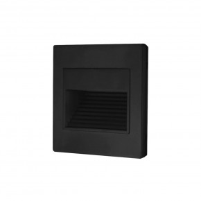 DK3050-BK Светильник встраиваемый в стену, IP 20, LED 3000, 1 Вт, черный пластик в Екатеринбурге - mebel24.online | фото