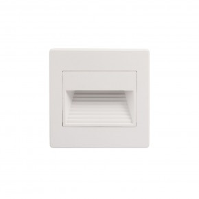 DK3050-WH Светильник встраиваемый в стену, IP 20, LED 3000, 1 Вт, белый, пластик в Екатеринбурге - mebel24.online | фото 3