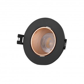 DK3061-BBR Встраиваемый светильник, IP 20, 10 Вт, GU5.3, LED, черный/бронзовый, пластик в Екатеринбурге - mebel24.online | фото 1