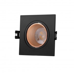 DK3071-BBR Встраиваемый светильник, IP 20, 10 Вт, GU5.3, LED, черный/бронзовый, пластик в Екатеринбурге - mebel24.online | фото