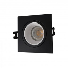 DK3071-BK+WH Встраиваемый светильник, IP 20, 10 Вт, GU5.3, LED, черный/белый, пластик в Екатеринбурге - mebel24.online | фото