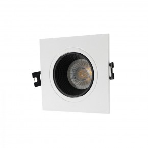 DK3071-WH+BK Встраиваемый светильник, IP 20, 10 Вт, GU5.3, LED, белый/черный, пластик в Екатеринбурге - mebel24.online | фото