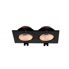 DK3072-BBR Встраиваемый светильник, IP 20, 10 Вт, GU5.3, LED, черный/бронзовый, пластик в Екатеринбурге - mebel24.online | фото 2