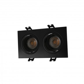 DK3072-BK Встраиваемый светильник, IP 20, 10 Вт, GU5.3, LED, черный/черный, пластик в Екатеринбурге - mebel24.online | фото 1