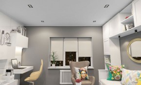 DK3072-BK+WH Встраиваемый светильник, IP 20, 10 Вт, GU5.3, LED, черный/белый, пластик в Екатеринбурге - mebel24.online | фото 3