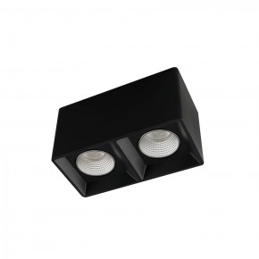 DK3085-BK+CH Светильник накладной IP 20, 10 Вт, GU5.3, LED, черный/хром, пластик в Екатеринбурге - mebel24.online | фото 1