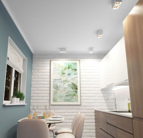DK3085-WH+BR Светильник накладной IP 20, 10 Вт, GU5.3, LED, белый/бронзовый, пластик в Екатеринбурге - mebel24.online | фото 2