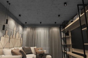 DK3090-BK+CH Светильник накладной IP 20, 10 Вт, GU5.3, LED, черный/хром, пластик в Екатеринбурге - mebel24.online | фото 2