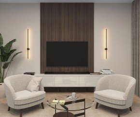 DK5014-BK Бра 1000 мм, 3000К, IP20, 12 Вт, черный, алюминий в Екатеринбурге - mebel24.online | фото 4