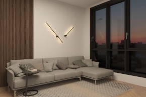 DK5014-BK Бра 1000 мм, 3000К, IP20, 12 Вт, черный, алюминий в Екатеринбурге - mebel24.online | фото 6