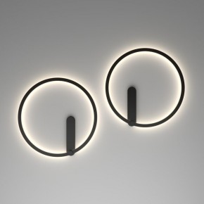 DK5035-BK Бра ROUND со светодиодом, IP20, 24W, 3000/4000/6500K, черный, алюминий в Екатеринбурге - mebel24.online | фото 6