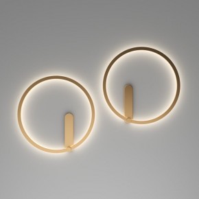DK5035-SG Бра ROUND со светодиодом, IP20, 24W, 3000/4000/6500K, матовое золото, алюминий в Екатеринбурге - mebel24.online | фото 7