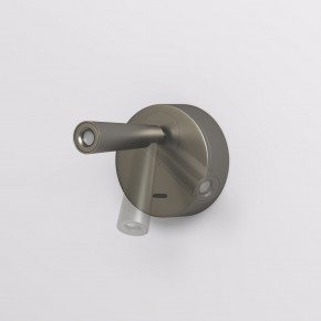 DK5072-DN Бра SHINE WALL со светодиодом, D104*H68, IP20, 3000К, 3W, RA?90, темный никель, алюминий в Екатеринбурге - mebel24.online | фото 3