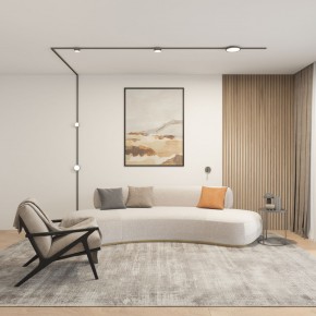 DK5072-DN Бра SHINE WALL со светодиодом, D104*H68, IP20, 3000К, 3W, RA?90, темный никель, алюминий в Екатеринбурге - mebel24.online | фото 5