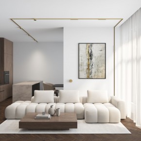 DK5072-SB Бра SHINE WALL со светодиодом, D104*H68, IP20, 3000К, 3W, RA?90, сатинированная латунь, алюминий в Екатеринбурге - mebel24.online | фото 6