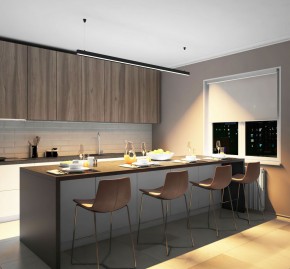 DK9203-BK Линейный светильник 52W 2000mm 3000K, черный в Екатеринбурге - mebel24.online | фото 5