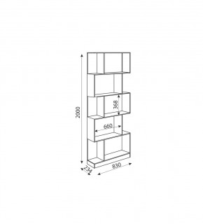 Дуглас (подростковая) М05 Стеллаж в Екатеринбурге - mebel24.online | фото 2