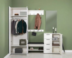 ЭЙР прихожая (модульная) Белый Шагрень в Екатеринбурге - mebel24.online | фото 2