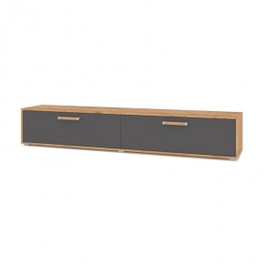 ФЛОРИДА Ф32 Тумба ТВ (дуб золотой/графит) в Екатеринбурге - mebel24.online | фото