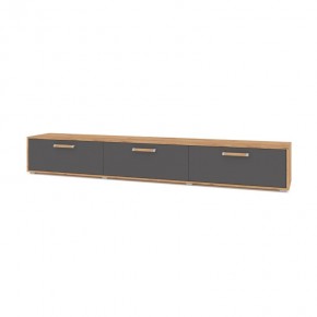ФЛОРИДА Ф33 Тумба ТВ (дуб золотой/графит) в Екатеринбурге - mebel24.online | фото