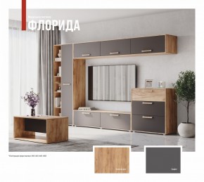 ФЛОРИДА Гостиная (модульная) дуб золотой/графит в Екатеринбурге - mebel24.online | фото