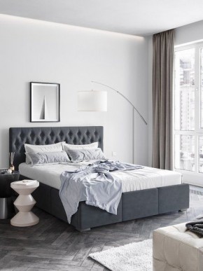 Интерьерная Кровать Октавия Серый 1400x2000 в Екатеринбурге - mebel24.online | фото