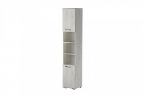 ИТАЛИЯ П-400 Пенал 2дв. (дуб крафт белый) в Екатеринбурге - mebel24.online | фото 2